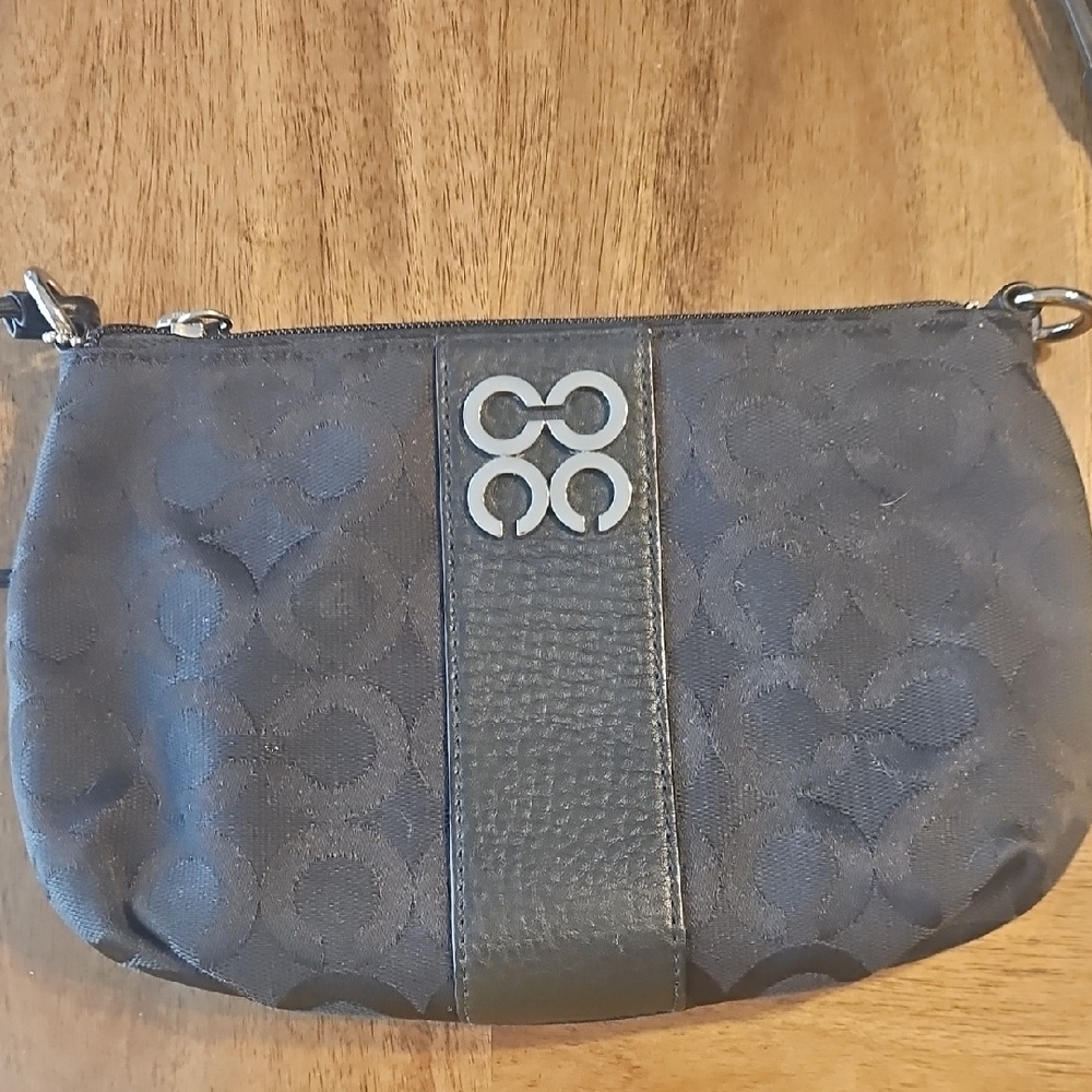 Coach Black Signature Clutch